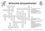 Weihnachts-Kreuzworträtsel - nierentisch24.de